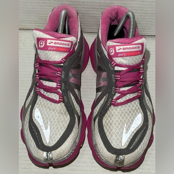 Brooks Pure Cadence 3 Running Shoes Pink/Silver/White Women’s US 9.5/ Eur 41 - Picture 7 of 11